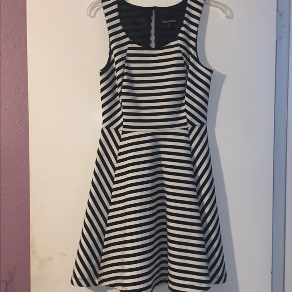 Striped Skater Dress